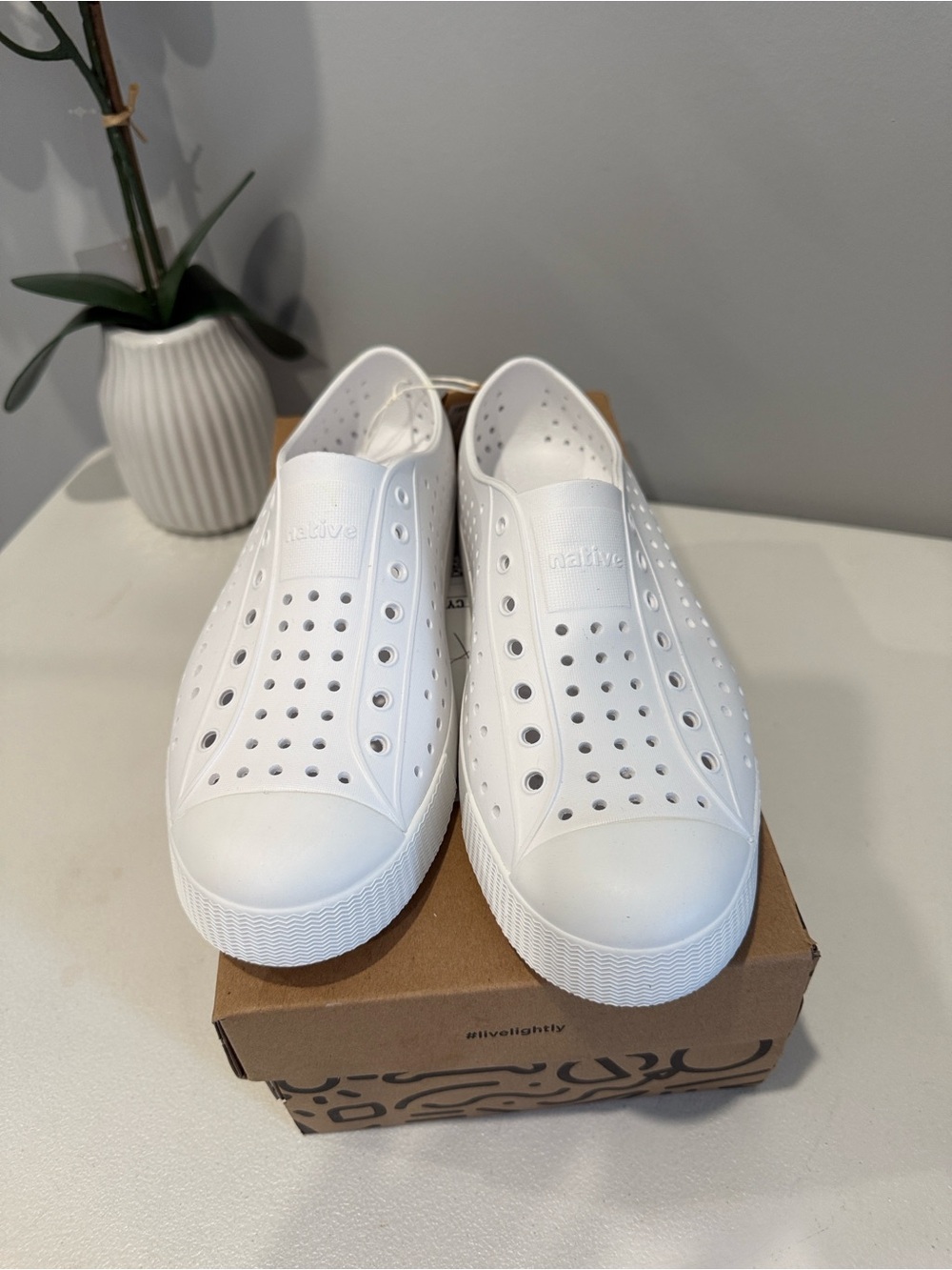Native Slip-On Shoes in White